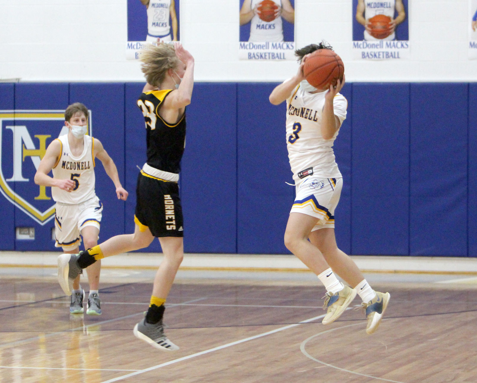 Cadott at McDonell boys basketball 1-18-21